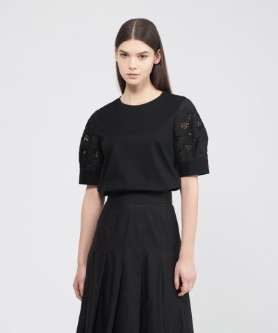 フィオーレエンブロイダリー コンビカットソー