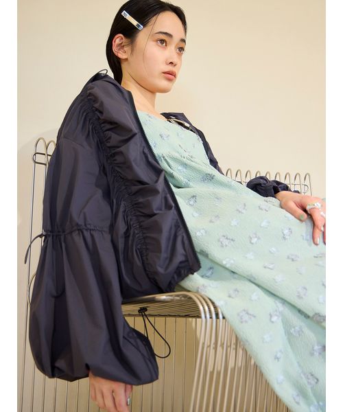 emmi ジャガードワークワンピース ジャガードワークワンピース（マキシ丈/ロングワンピース