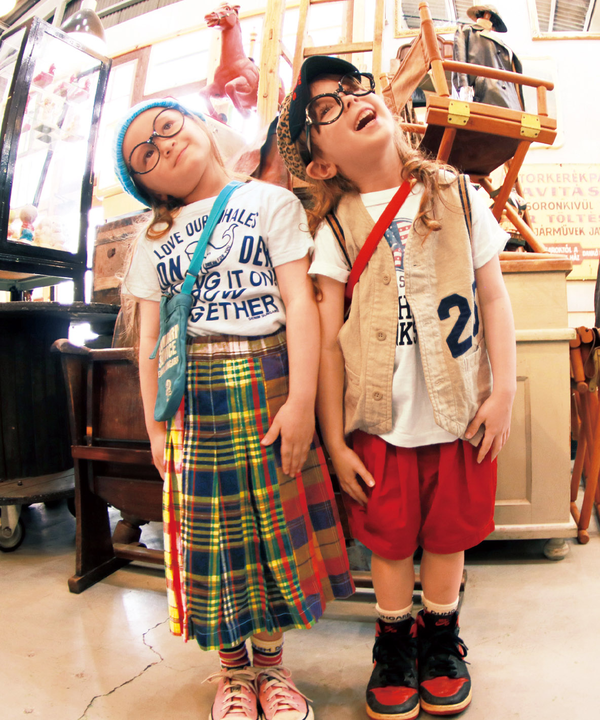 DENIMDUNGAREE デニムダンガリー DENIM DUNGAREE VOTE Tee ホワイト 120cm DENIMDUNGAREE デニムダンガリー DENIM DUNGAREE VOTE Tee ホワイト 120cm