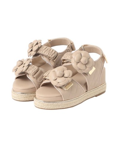 カメリアモチーフ サンダル