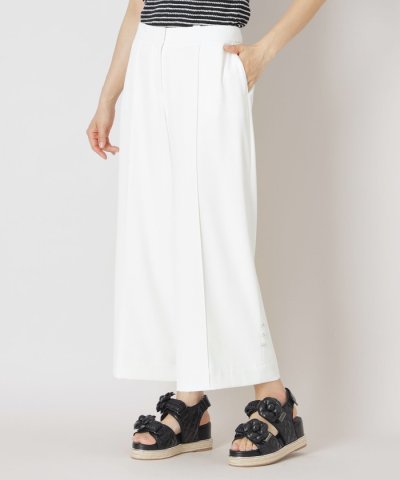 ピンタック ワイドパンツ