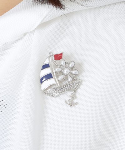 ヨットブローチ