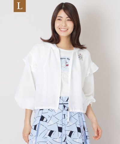 【L】カラミ フードジャケット