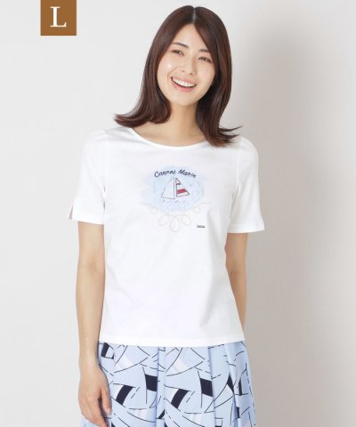 【L】セイルモチーフ カットソー