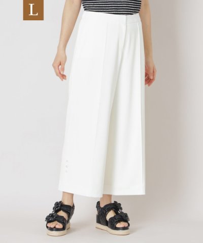 【L】ピンタック ワイドパンツ