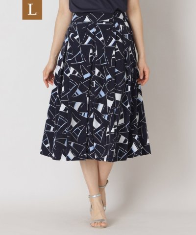 【L】セイルプリント タックスカート
