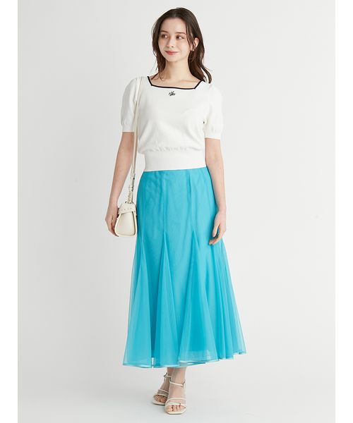 チュールセミマーメイドスカート(508105148)｜阪急百貨店公式