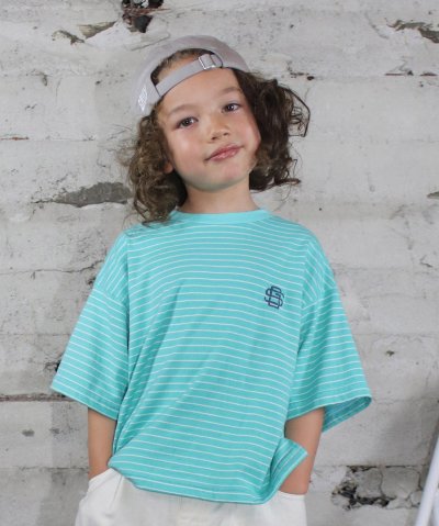 グルーヴィーカラーズ GROOVY COLORS Striped Oversiz