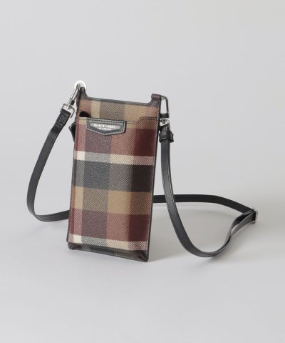 【一部店舗限定】PVCクレストブリッジチェックスマホショルダー