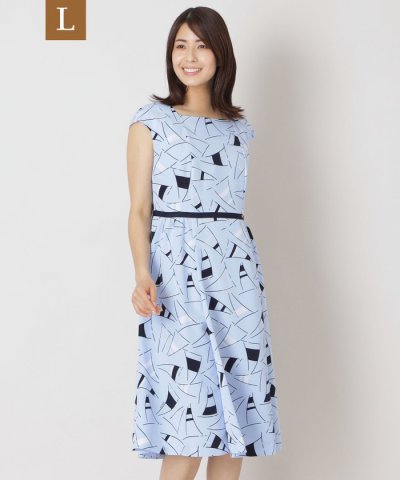 【L】セイルプリント ワンピース