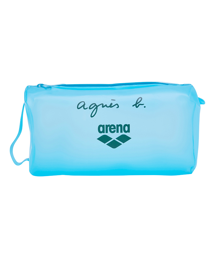 arena(ings) アリーナ arena 【agnes b. × arena】プルーフバッグ ブルー F arena(ings) アリーナ arena 【agnes b. × arena】プルーフバッグ ブルー F