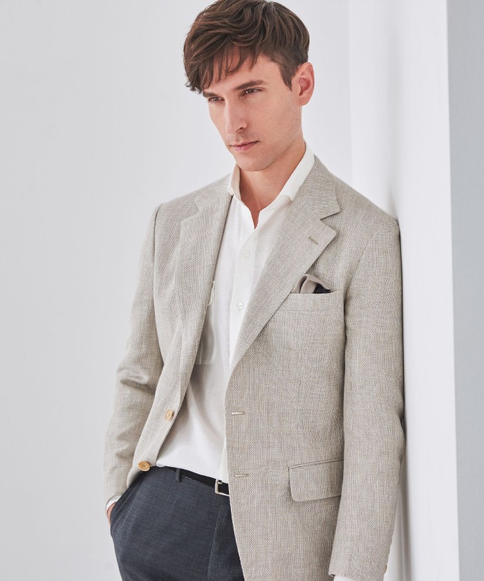 セール】 【別注】CARUSO per TOMORROWLAND dormeuil trench