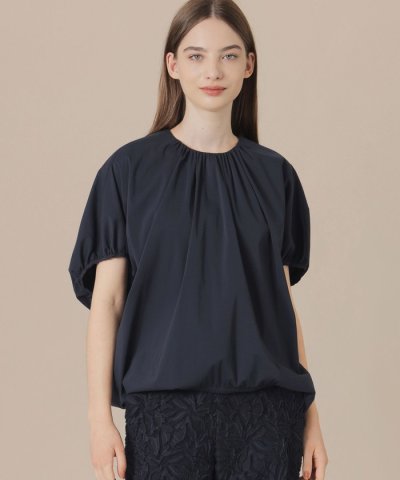 コットンナイロンストレッチプルオーバー