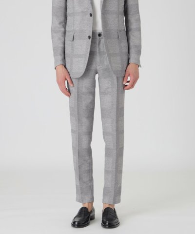 シャドークレストブリッジチェックカラミトラウザーズ