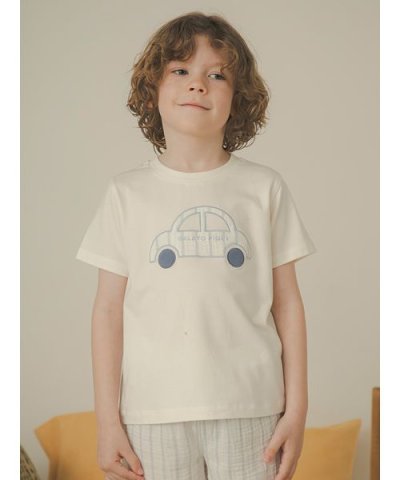 【KIDS】くるまワンポイントTシャツ