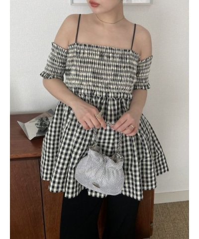 3wayシャーリングペプラムトップス