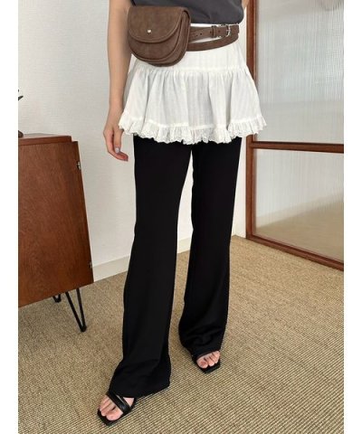 レイヤードフレアパンツ