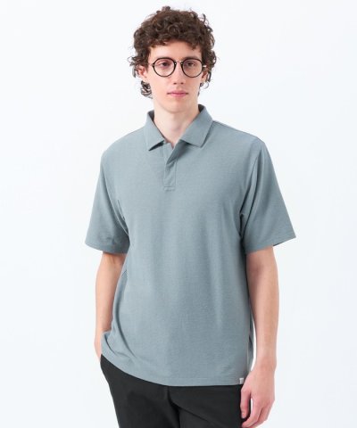 パイル調ドライミックス スキッパーポロ