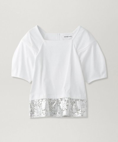 【MIHOKO SAITO】箔プリントカットソー《WEB＆EPOCA THE S