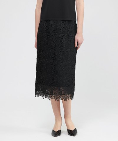 フラワーケミカルレース タイトスカート