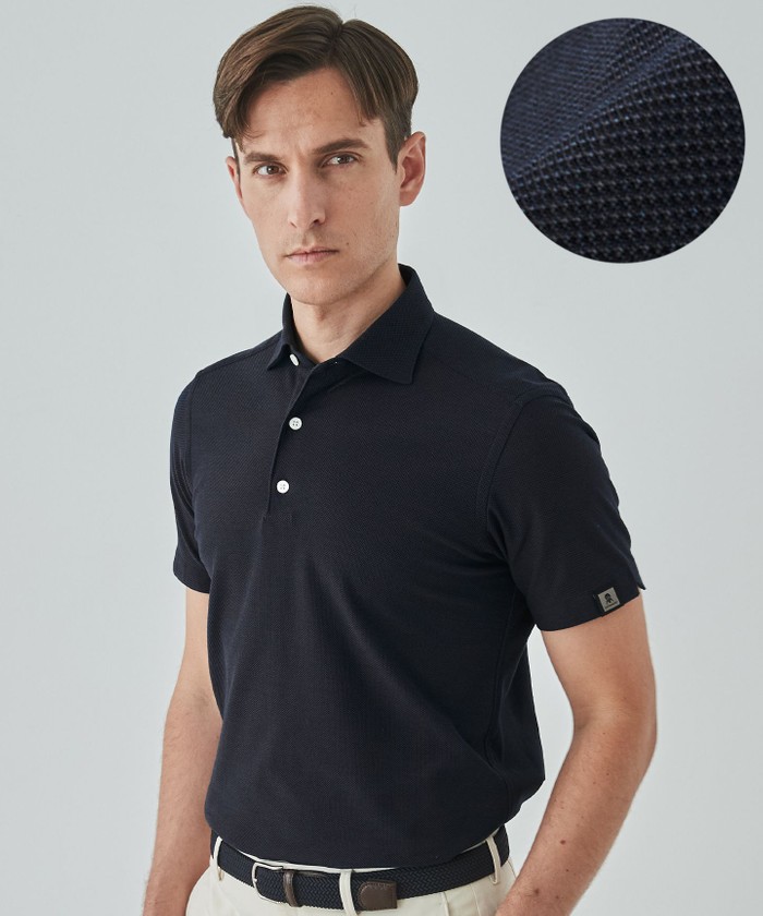 ビジネスで着用可】鹿の子ビズポロシャツ(505262966)｜HANKYU MEN'S