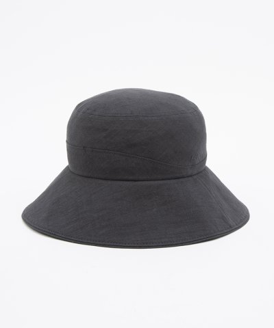 フルラ FURLA  広つばハット 同色ロゴ刺繍 遮光/手洗いOK/サイズ調整/