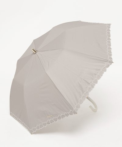 フルラ FURLA  晴雨兼用日傘 折りたたみ傘 コンパクト 楽折 ハート裾刺繍