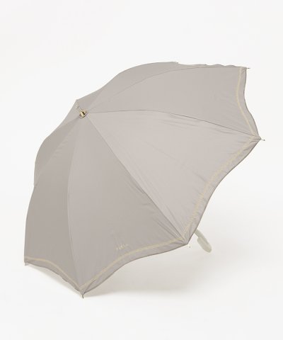 フルラ FURLA  晴雨兼用日傘 長傘 ショート傘 ジッパー刺繍 1級遮光/遮