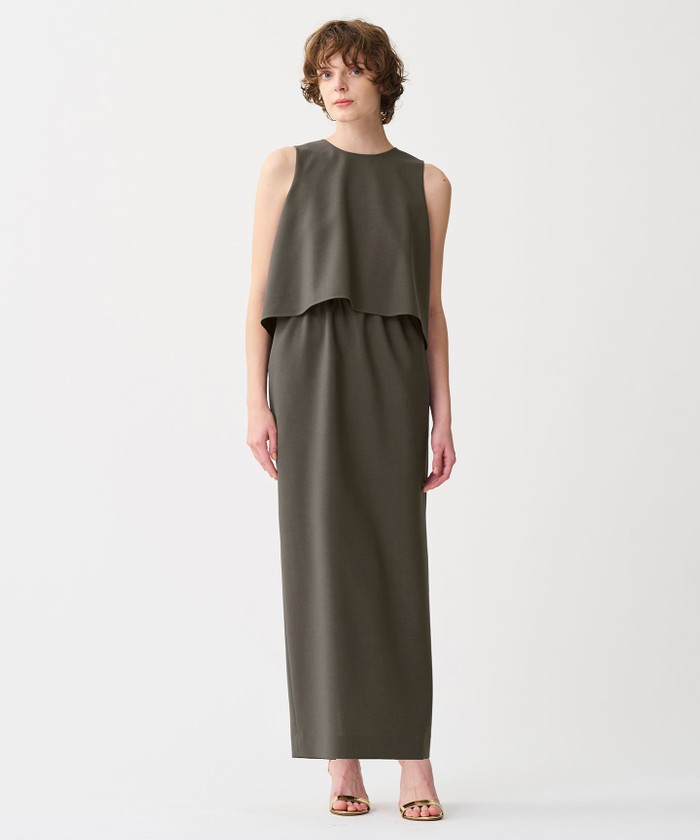 UNCRAVE 【UVカット・接触冷感・洗濯機洗い可】ウォッシャブルドライサップ ワンピース スレート 0 UNCRAVE 【UVカット・接触冷感・洗濯機洗い可】ウォッシャブルドライサップ ワンピース スレート 0