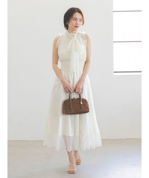 新品未使用　正規品　バックリボンシフォンワンピース バックリボンシフォンワンピース(508125334)｜阪急百貨店公式