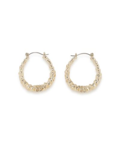 ニュアンスロゴフープピアス