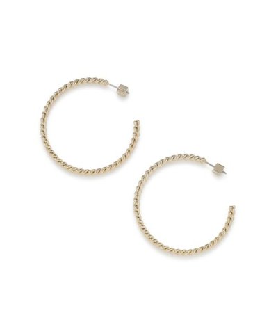 ツイストフープピアス