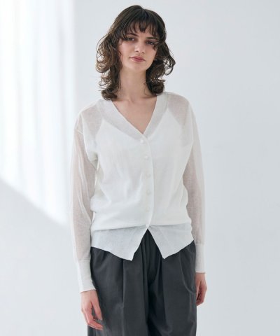 【洗える・Oggi 7月号掲載】LUPINUS / 前後2WAYシアーニットカー