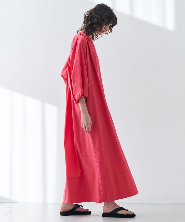 BEIGE 【洗える】MALLOW / コットンパフスリーブマキシドレス POPPYRED 4 BEIGE 【洗える】MALLOW / コットンパフスリーブマキシドレス POPPYRED 4