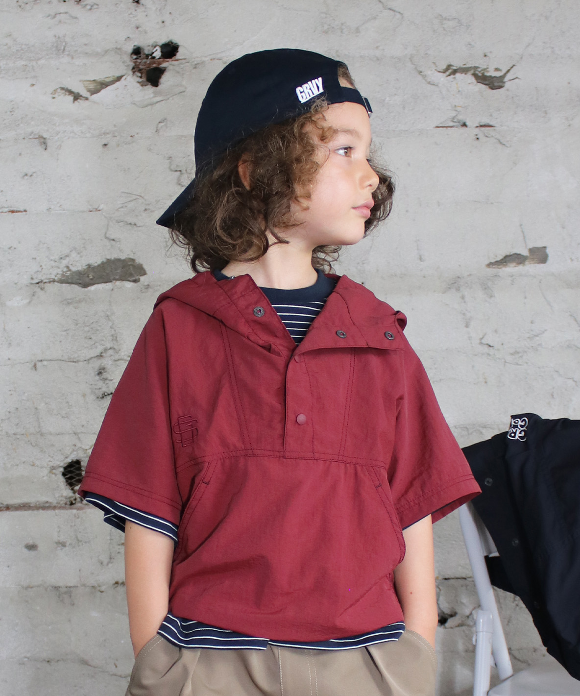 GROOVYCOLORS グルーヴィーカラーズ GROOVY COLORS Nylon Taffeta A ワイン 140