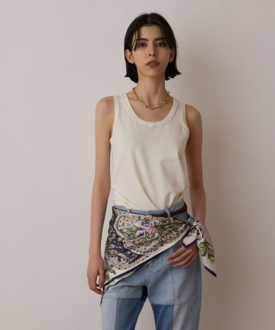 フラワーペイズリースカーフ