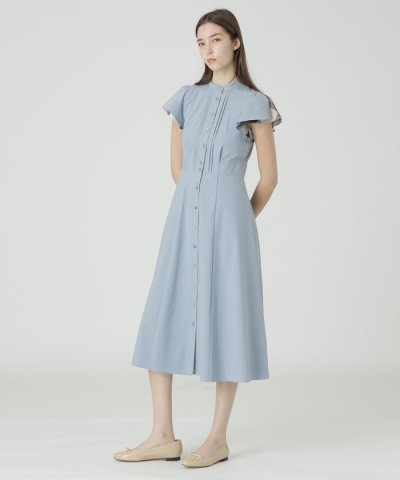 【一部店舗限定】シルキータフタシャツドレス