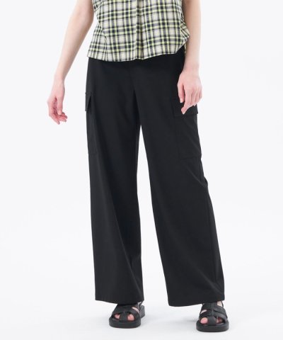 ストレッチツイルワイドパンツ