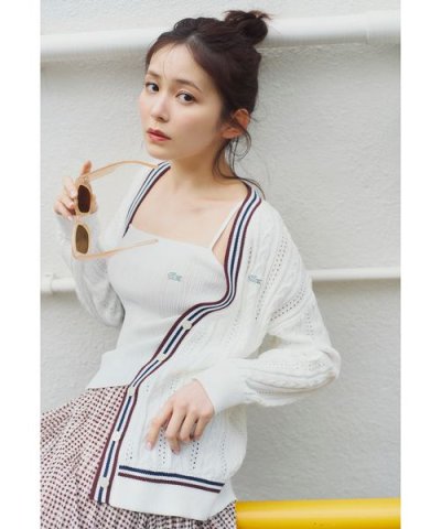 LACOSTE/ニットカーディガン