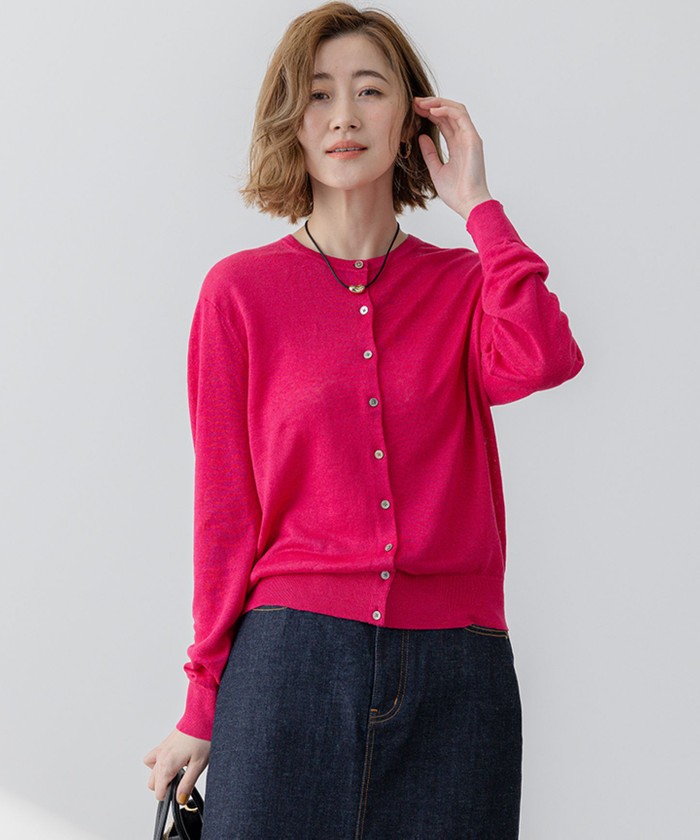 ピンク系｜カーディガン｜23区 (Lサイズ)(ニジュウサンク Lサイズ