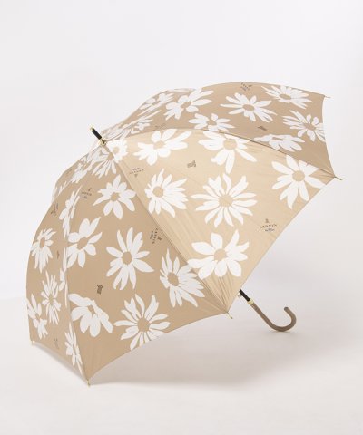 LANVIN en Bleu ランバンオンブルー 長傘 花柄 耐風傘 ジャンプ式