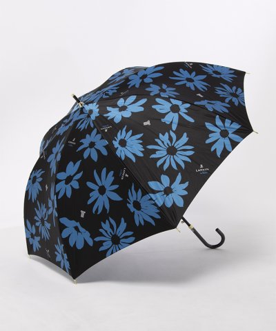 LANVIN en Bleu ランバンオンブルー 長傘 花柄 耐風傘 ジャンプ式