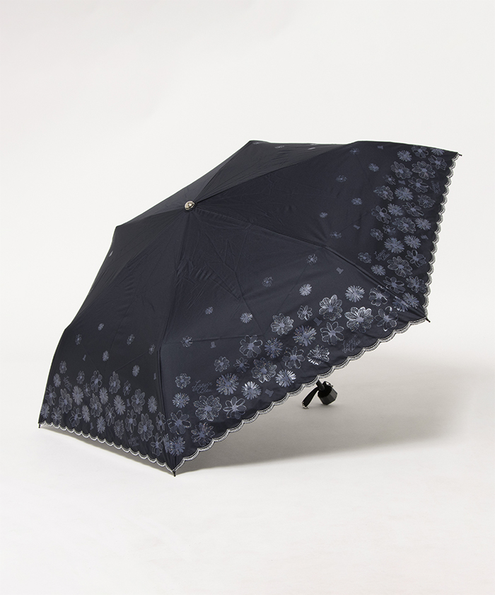 LANVIN en Bleu ランバンオンブルー 晴雨兼用日傘 折りたたみ傘 フ