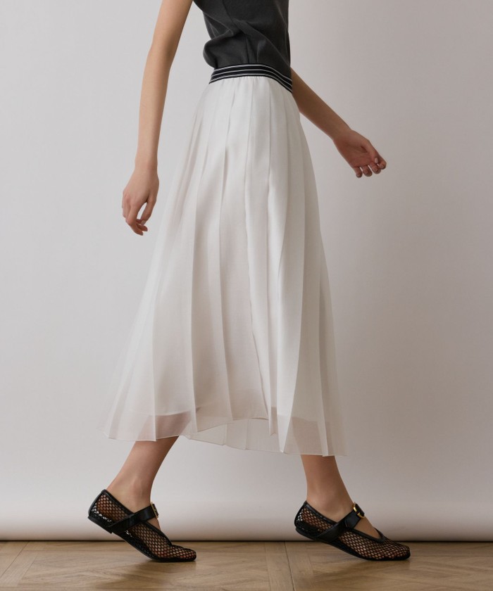ホワイト系｜プリーツスカート｜GRACE CONTINENTAL(グレース