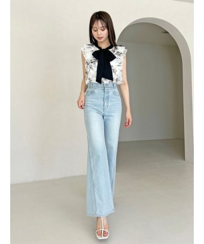 【00サイズあり】Sustainableストレッチフレアデニムパンツ