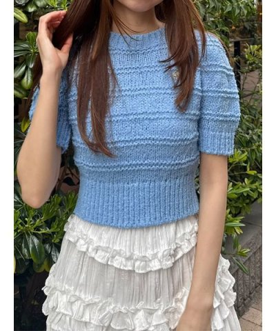 ファンシーヤーンニットプルオーバー