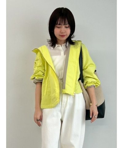 【セットアップ対応】【ウォッシャブル】撥水リサイクルナイロンフーディーブルゾン