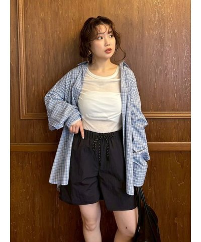 【セットアップ対応】【ウォッシャブル】撥水リサイクルナイロンショートパンツ