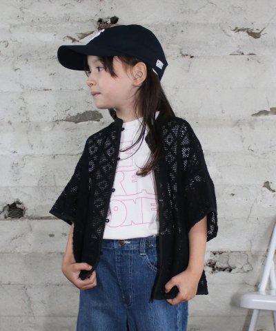 グルーヴィーカラーズ GROOVY COLORS Lace Wide Shirt