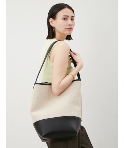 キャンバスバケットトートバッグ